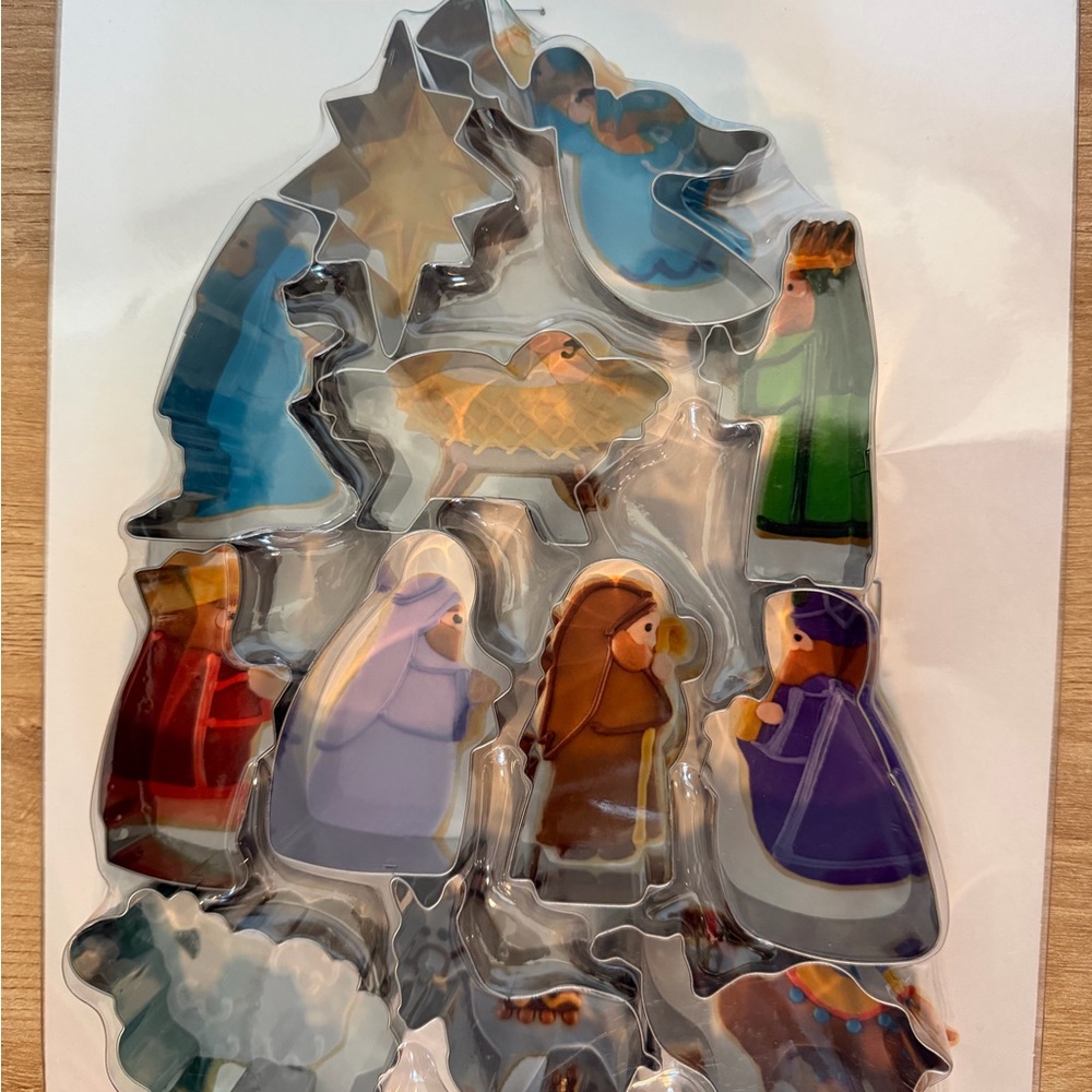 Nativity Scene Cookie Cutters Set